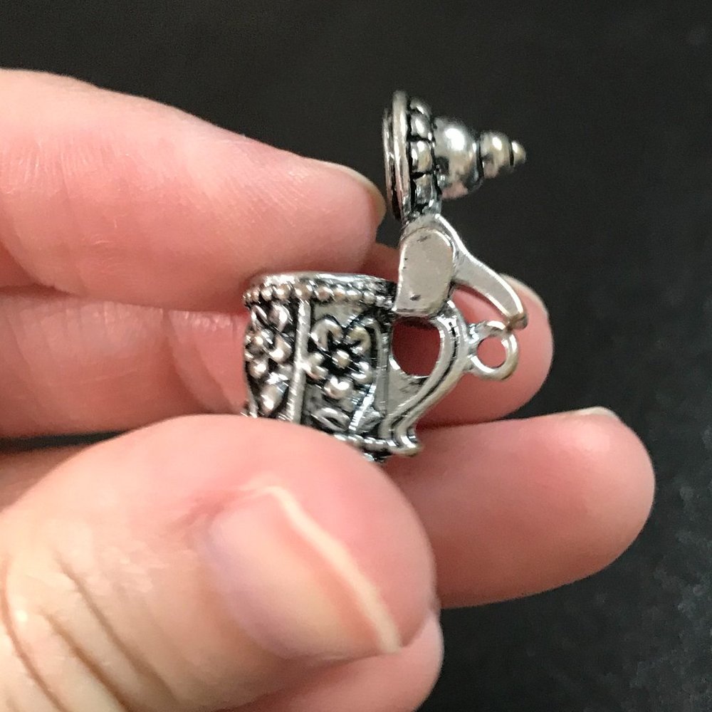Cute Pewter Beer Stein Mug Charm